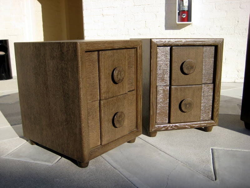 Mid-20th Century Chest of drawers and bedside cabinets by Karpen c. 1940's