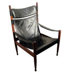 A Danish Rosewood "Safaristol" chair by Eric Worts