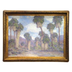 Palm Springs Palm Trees by Frank S. Chase  (American 1886-1958)