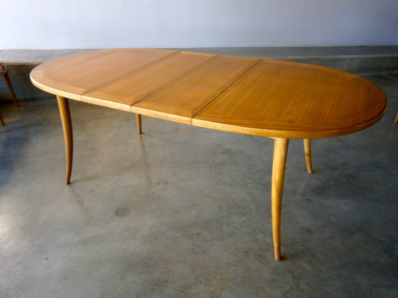 Bleached Mahogany Dining Room Set Designed by Harvey Probber, C.1950s 1