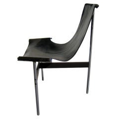 Iconic vintage "T" Chair by William Katavolos