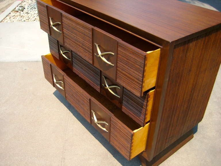 American A Paul Frankl for Brown Saltman three drawer chest c. 1941.
