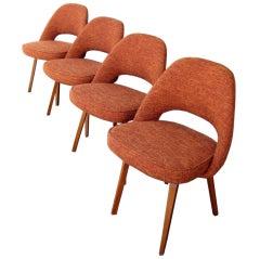 A set of four "Executive" side chairs by Eero Saarinen c 1960's