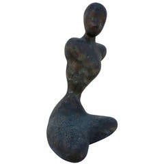 A Bronze Sculptural Figure in the Style of Jean Arp's "Demeter"