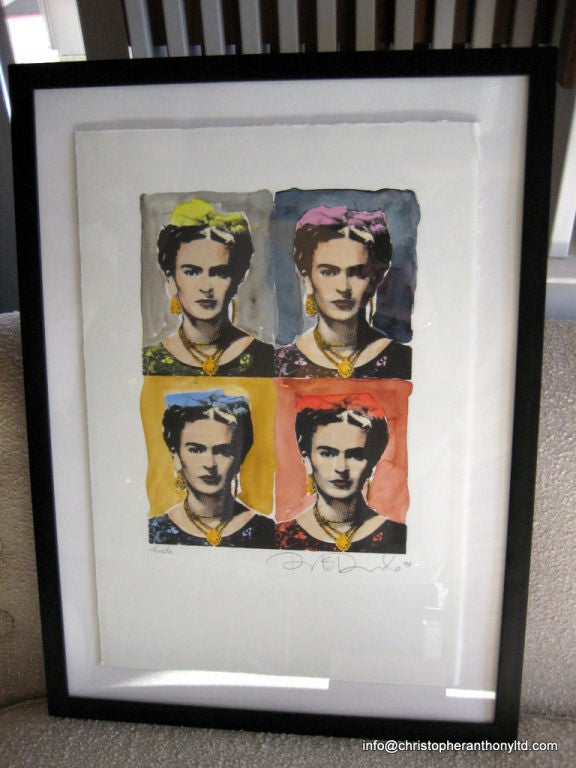 A signed Richard Duardo hand colored serigraph on Coventry 100% Cotton Rag. This item has a bold signature with date and handwritten title. Dimensions provided are framed dimensions.