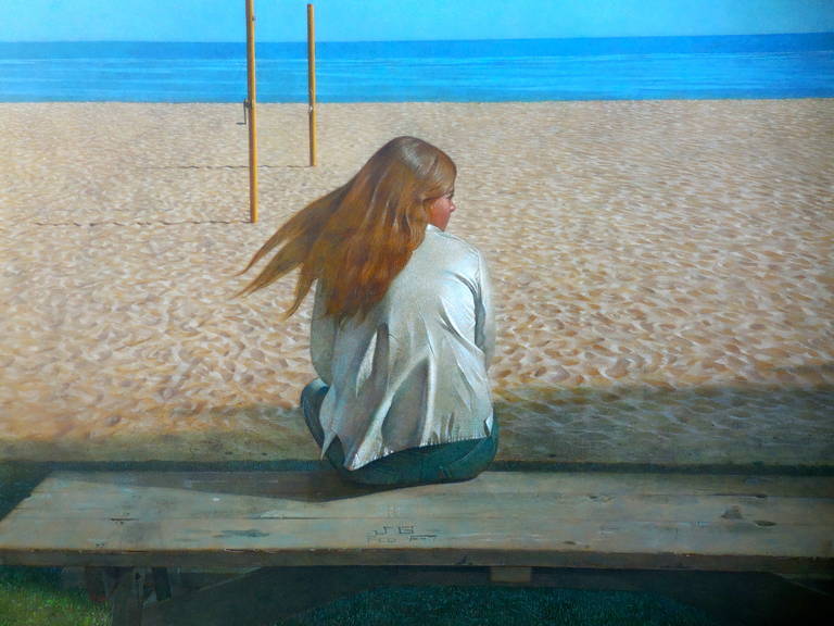 An oil on canvas titled 