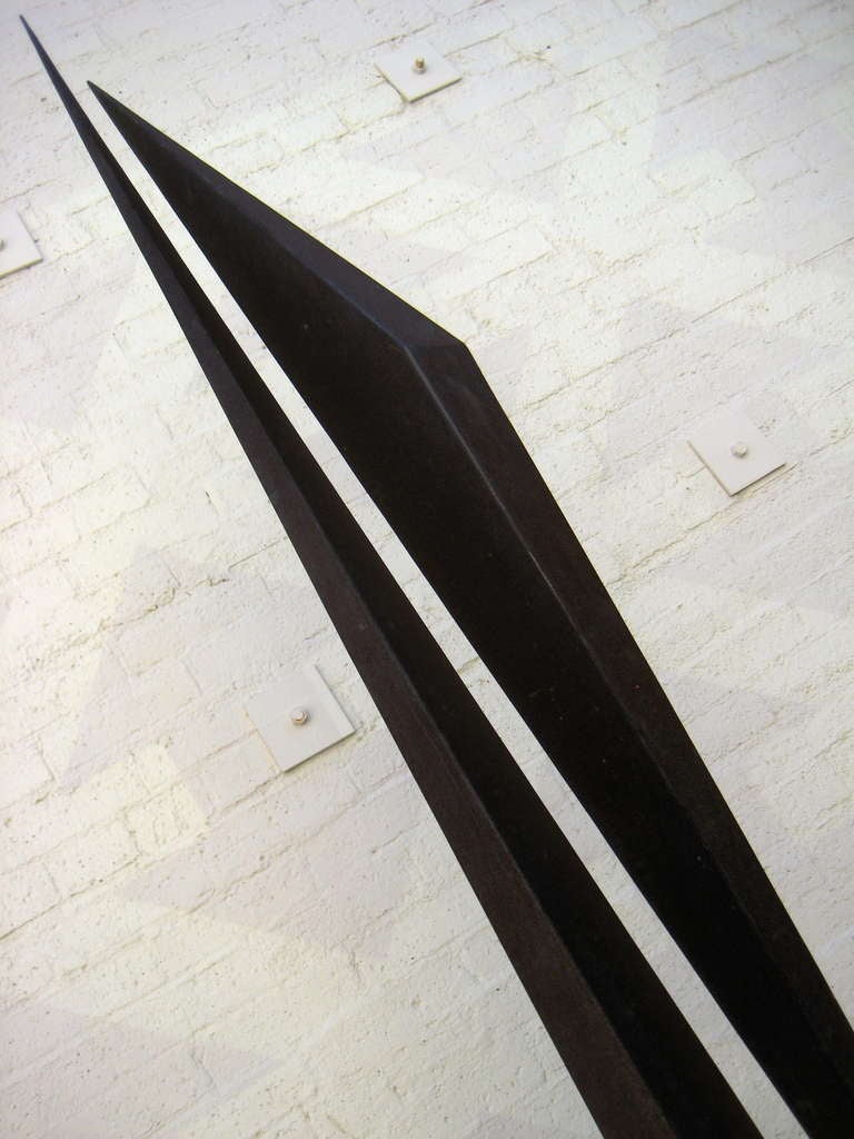Oxidized Steel Outdoor Sculpture by James Hill 2
