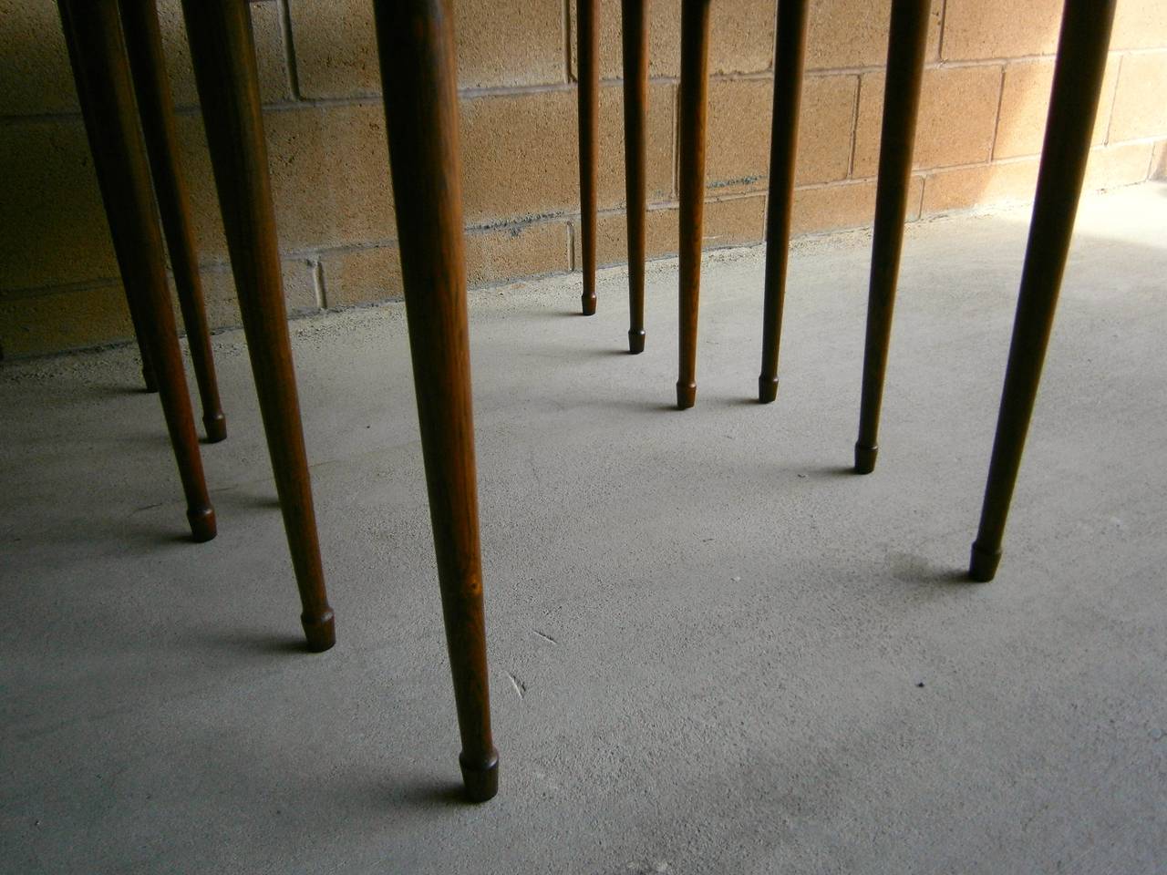 Trio of Norwegian Rosewood Stacking Tables Made by Brode Blindheim  C.1960s For Sale 4