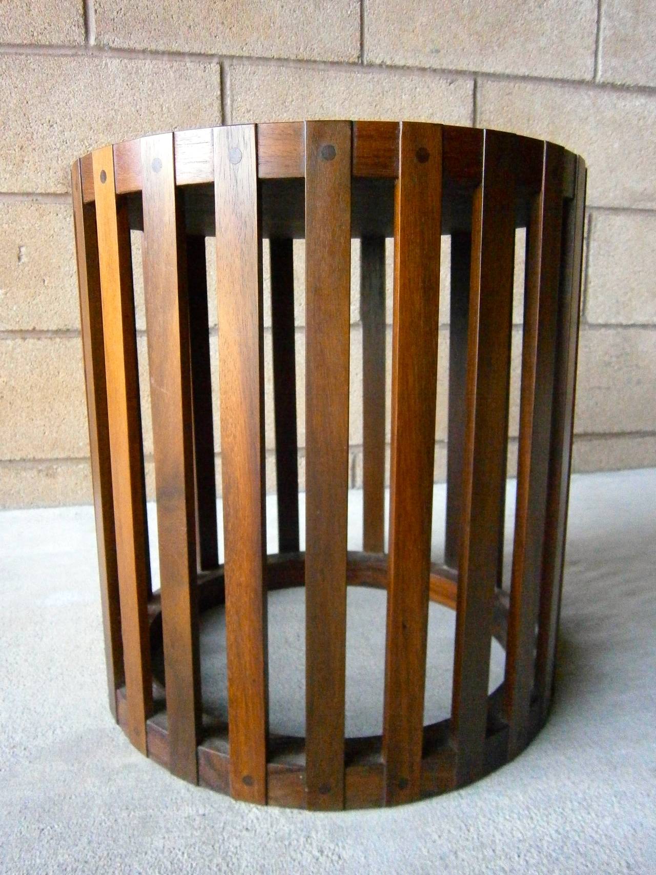 American Splendid Solid Rosewood Circular Occasional Table  C. 1970s