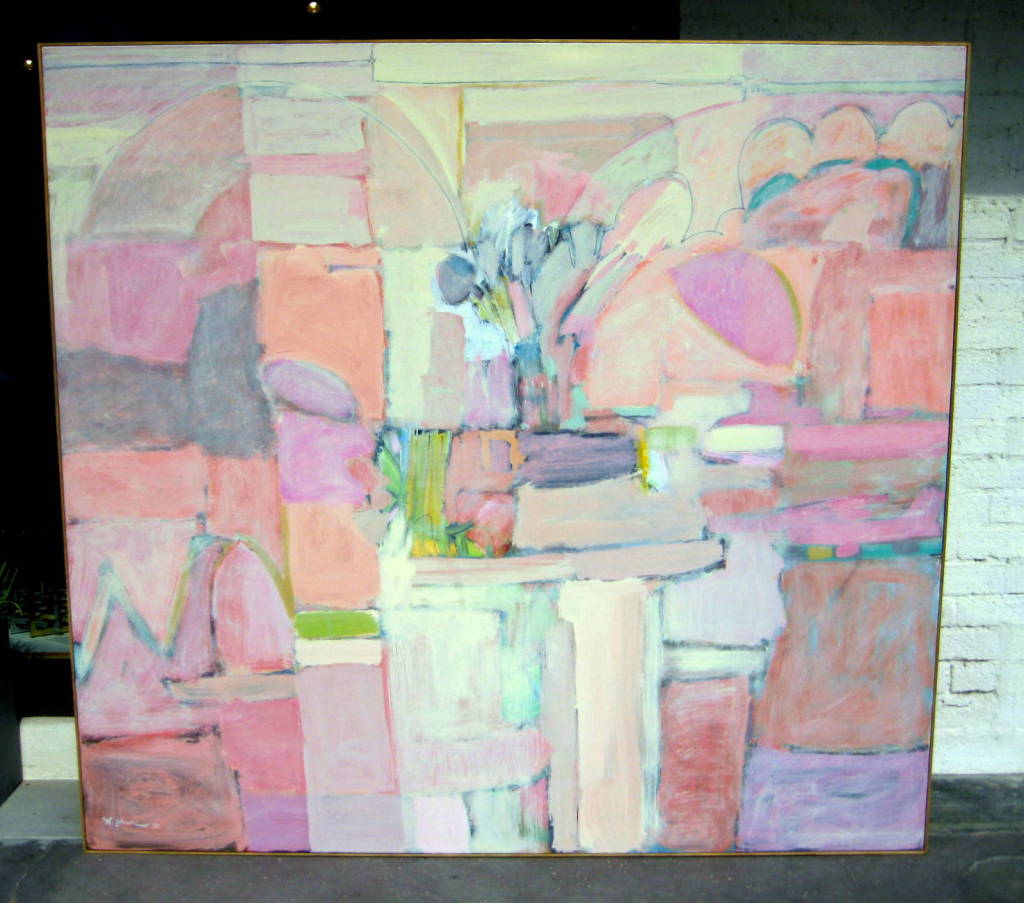 A Monumental Original Painting by American Artist Wesley Johnson C.1980's 5