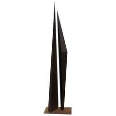 Oxidized Steel Outdoor Sculpture by James Hill