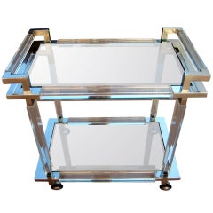 A Metric Line Serving Cart By Charles Hollis Jones