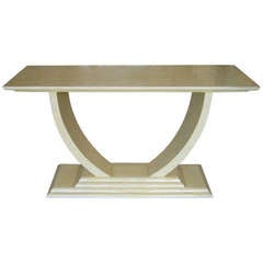 Evocative Tessellated Bone Console ca. 1980s.