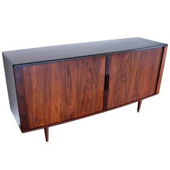 A 1950's Rosewood tambour sideboard by Arne Vodder