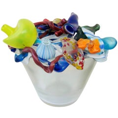 A Murano Vase from the Sogni Infranti Series by Mario Bellini for Venini