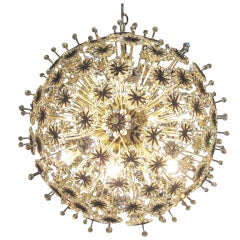 An Austrian Crystal "Snowflake" Chandelier by Emil Stejnar ca.1960