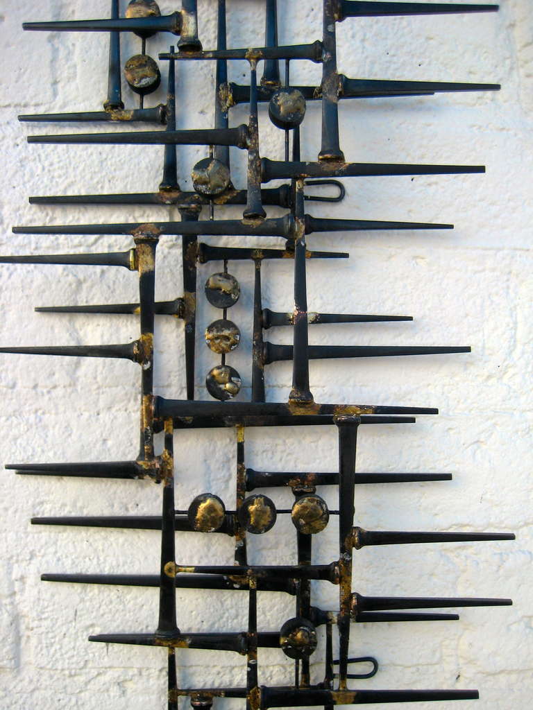Contemporary A Welded Steel Modernist Sculpture by American Artist Del Williams For Sale