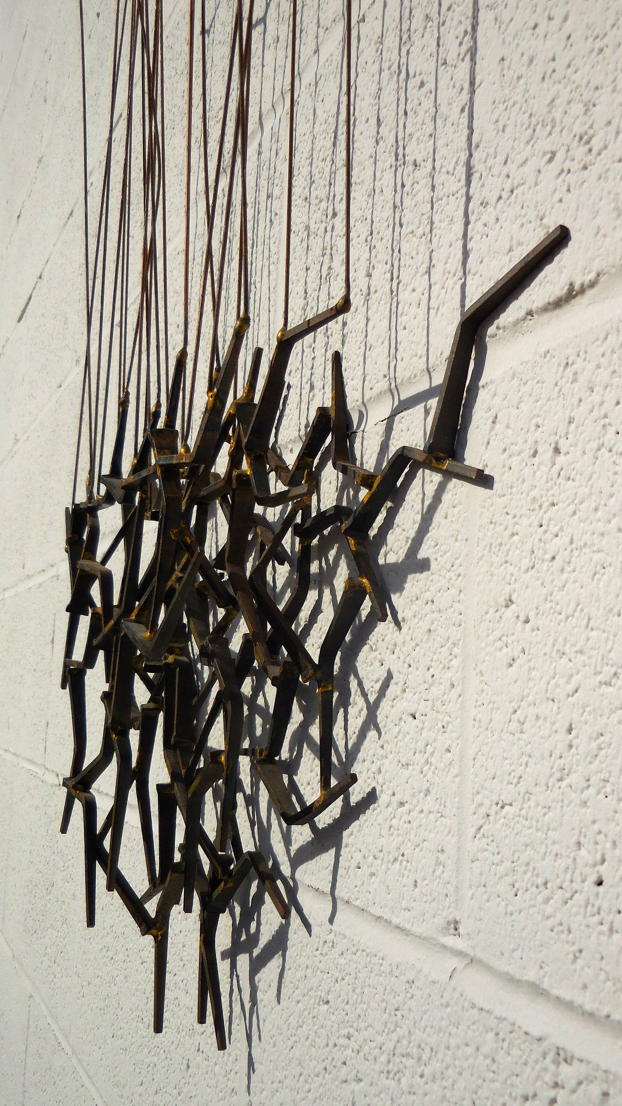 Steel Soaring 1960s William Bowie Wall-Mounted Sculpture