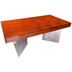 Rare and Extraordinary Rosewood Executive Desk by Pace Collection, circa 1970s