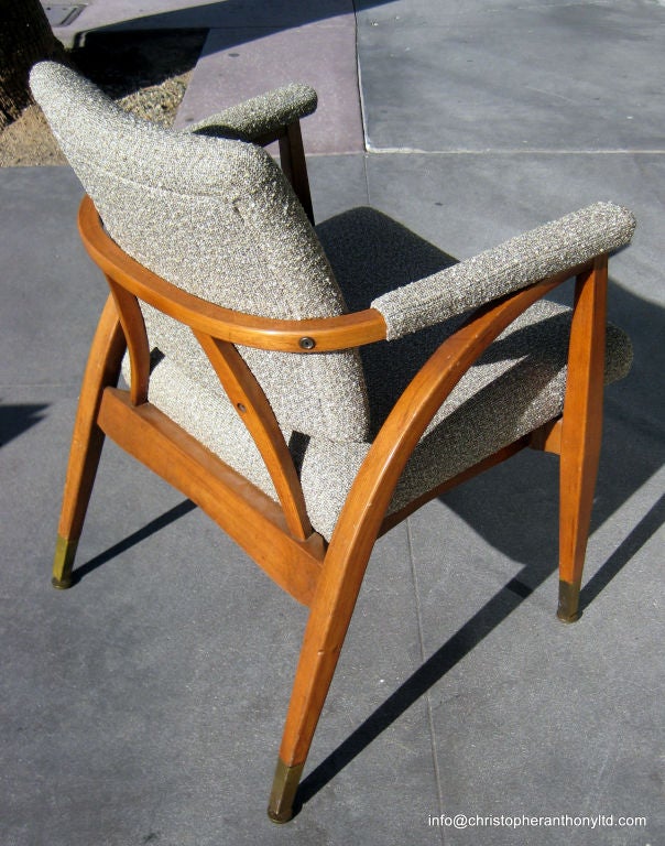 American A North Carolina Arm Chair Circa 1949 by Boling Chair Co.