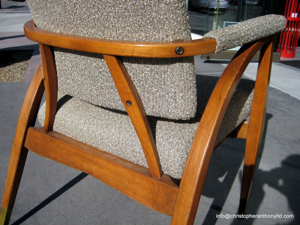 Mid-20th Century A North Carolina Arm Chair Circa 1949 by Boling Chair Co.