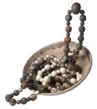 "Mala" String of 108 Handmade Stoneware Beads