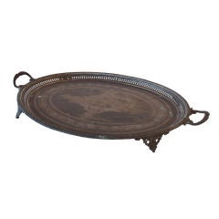 Nickel Tray with Handles