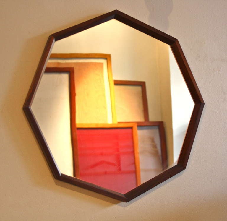 Modern Octagonal Cabinet Makers Mirror