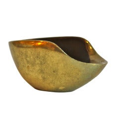 Heavy Brass Ashtray by Carl Auböck