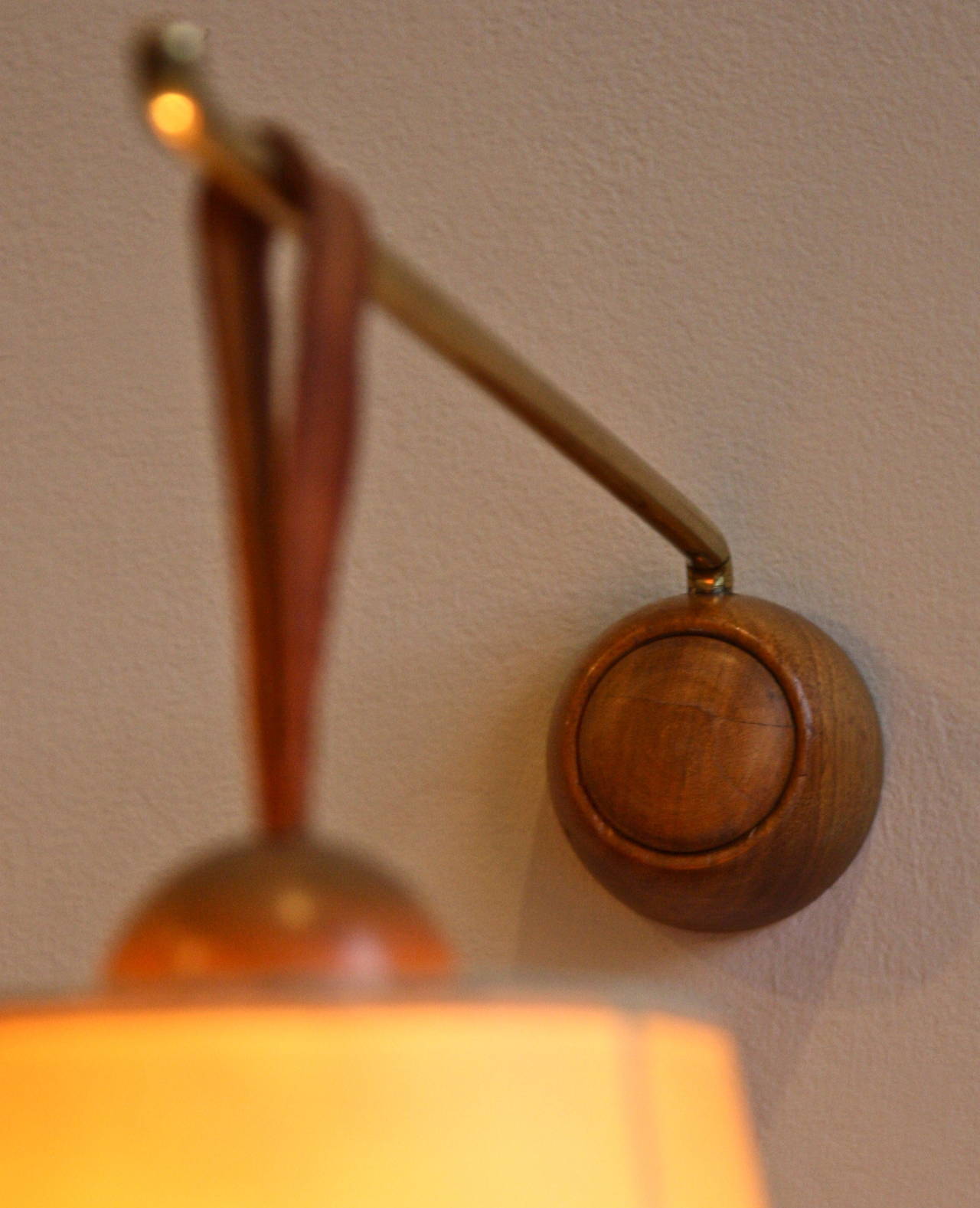Brass J. T. Kalmar Table or Wall Light