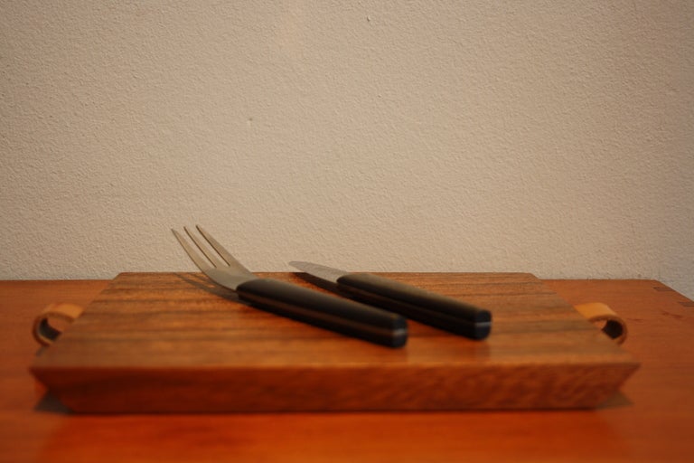 Board, Knife & Fork by Carl Aubock In Excellent Condition In London, GB