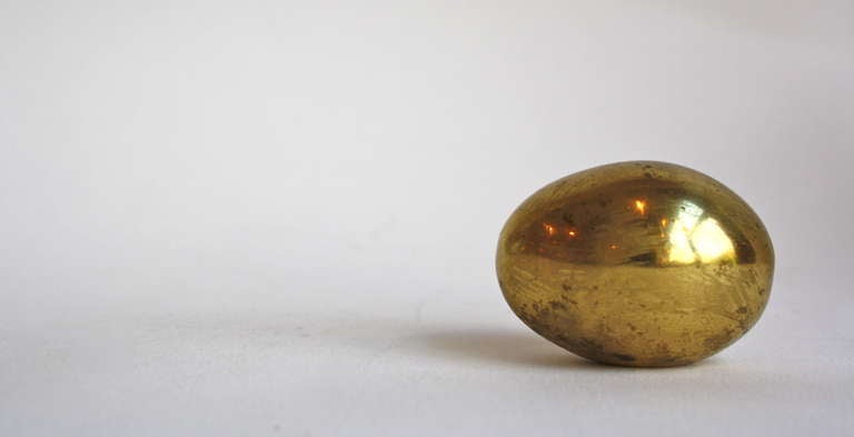 The Egg Paperweight by Carl Auböck In Excellent Condition In London, GB