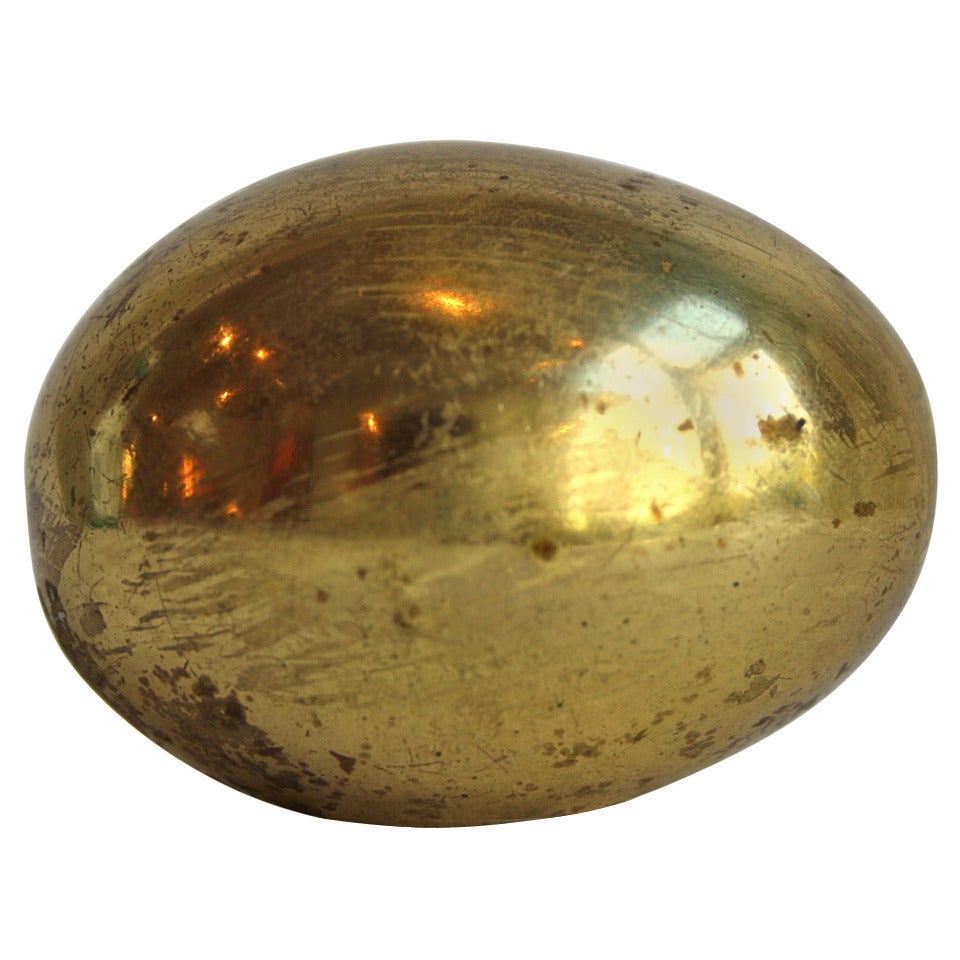 The Egg Paperweight by Carl Auböck
