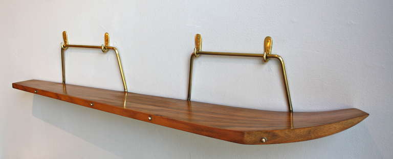 Modern Unique Sculptural Shelf by Carl Auböck