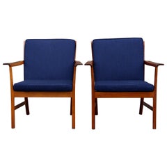 Vintage Ole Wanscher Pair of Armchairs