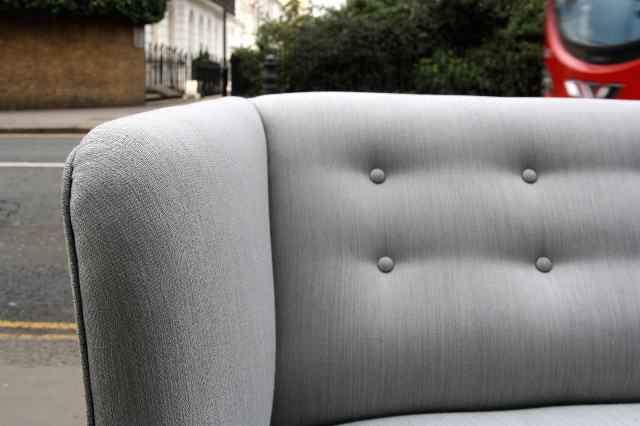 Hand-Crafted Ole Wanscher Sofa Made by A. J. Iversen