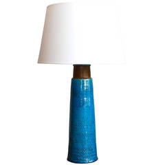 Herman Kahler Hand-Thrown Glazed Earthenware Table Light Herman Kahler Hand-Thrown Glazed Earthenware Table Light