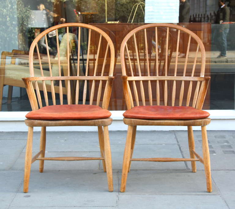 windsor oak chairs