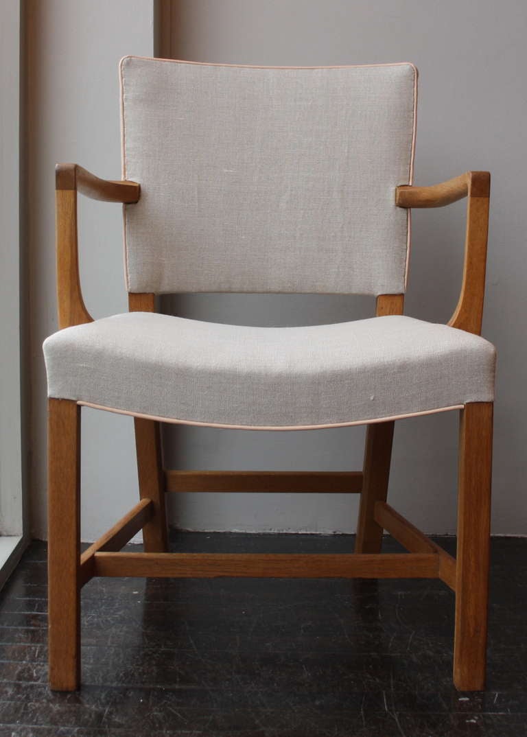 Scandinavian Modern Exceptional Set of 8 Very Early Kaare Klint Dining Chairs 
