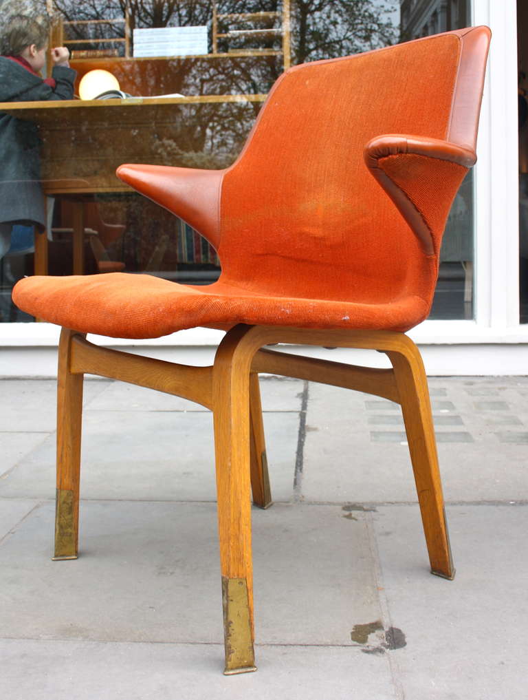 20th Century Set of Four Rare Tapiovaara Chairs from The Marski Hotel