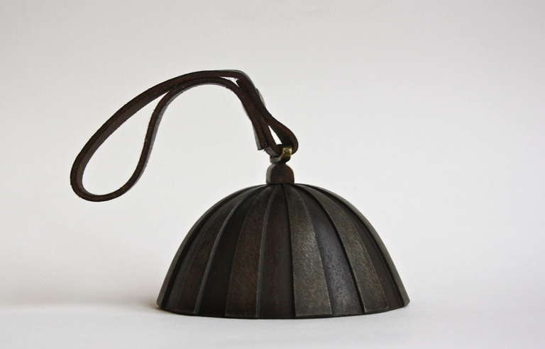 Modern Patinated Bell by Carl Auböck