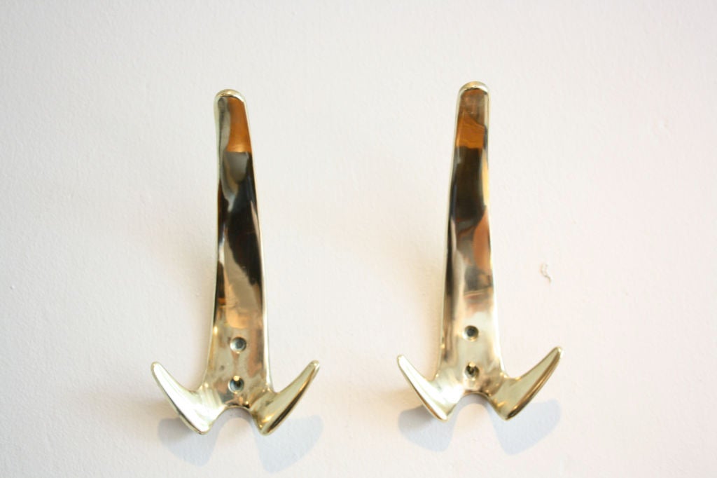 Pair of Carl Auboeck Double Hooks