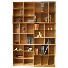 Large Set of 6 Bookcases by Mogens Koch
