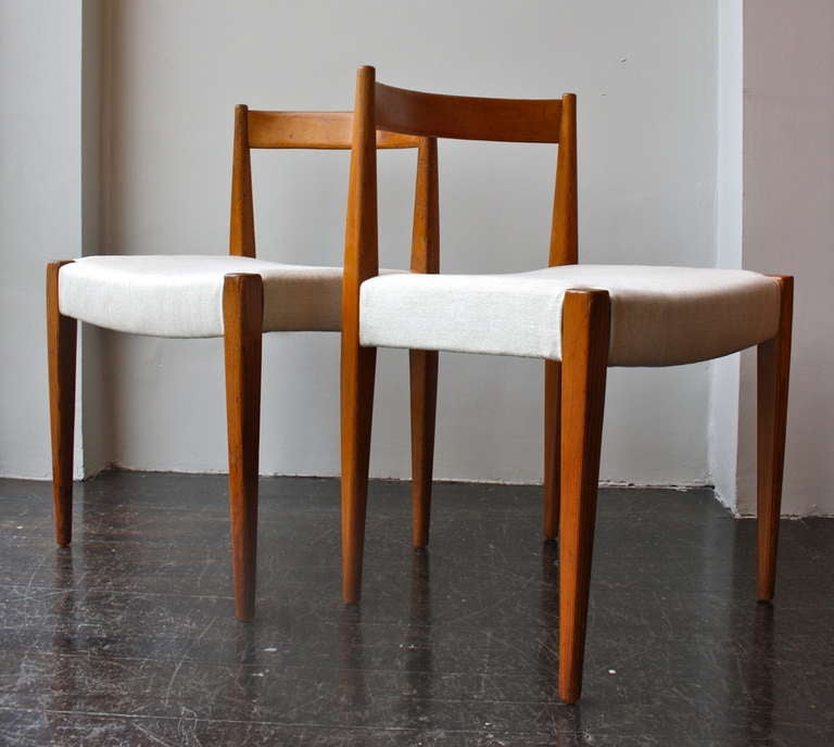 Pair of Oregon Pine Chairs by Nanna Ditzel