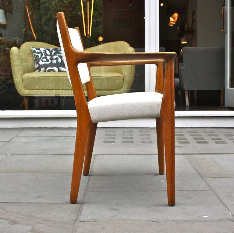 Danish Hans Wegner Set of Six Early Oak Chairs