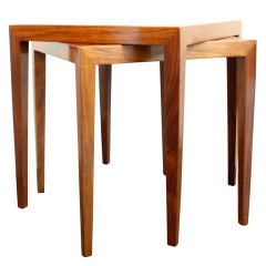 Pair of Rio Rosewood Side Tables by Severin Hansen