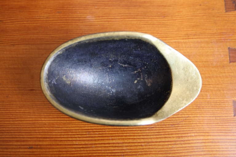 Heavy Sculptural Bowl by Carl Aubock