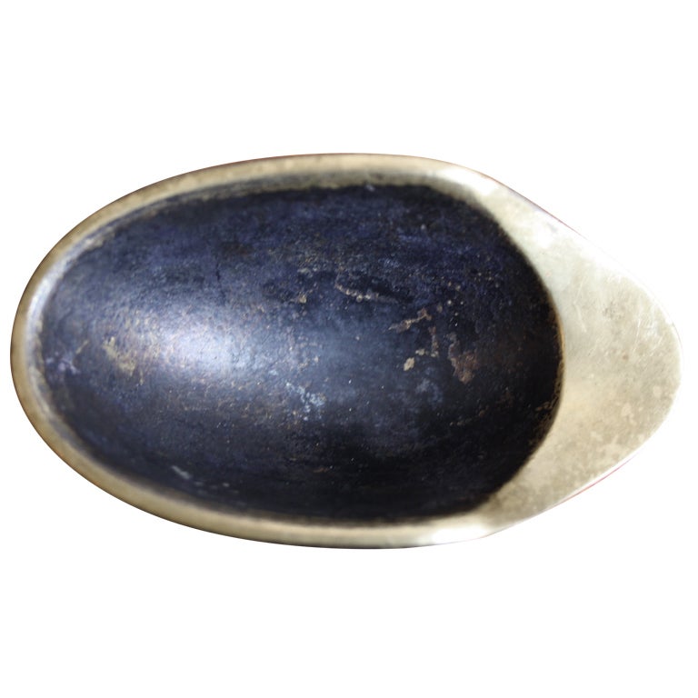 Heavy Sculptural Bowl by Carl Aubock