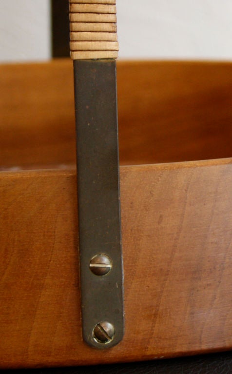 20th Century Rare Carl Aubock Walnut Bowl