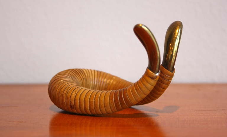 Modern Carl Auböck Sculptural Pipe Holder